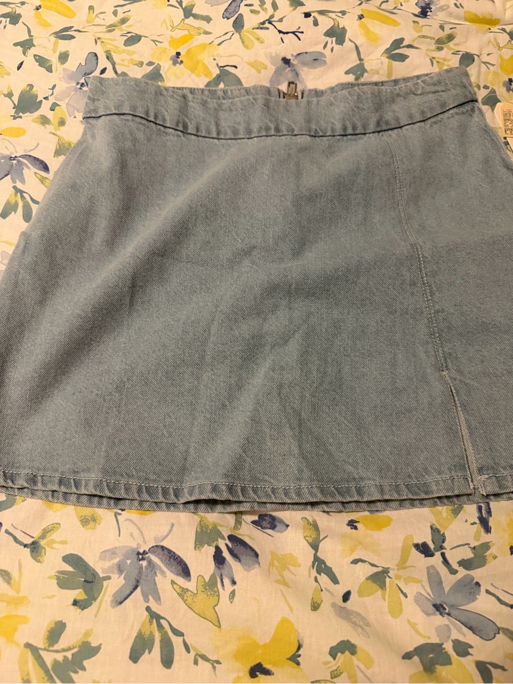 Billabong Light Blue Denim Mini Skirt